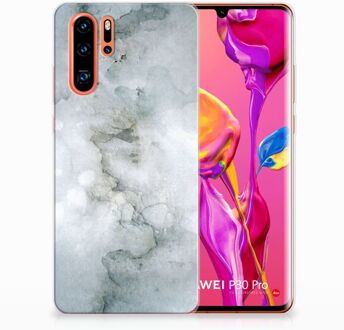 B2Ctelecom Huawei P30 Pro Uniek TPU Hoesje Painting Grey