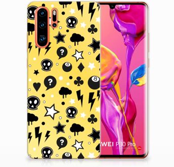 B2Ctelecom Huawei P30 Pro Uniek TPU Hoesje Punk Yellow