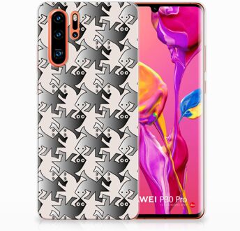 B2Ctelecom Huawei P30 Pro Uniek TPU Hoesje Salamander Grey