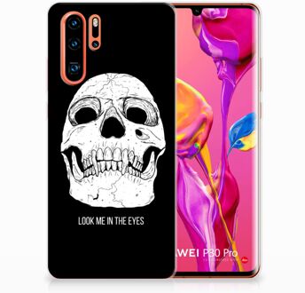 B2Ctelecom Huawei P30 Pro Uniek TPU Hoesje Skull Eyes