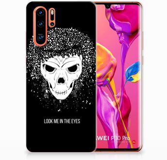 B2Ctelecom Huawei P30 Pro Uniek TPU Hoesje Skull Hair