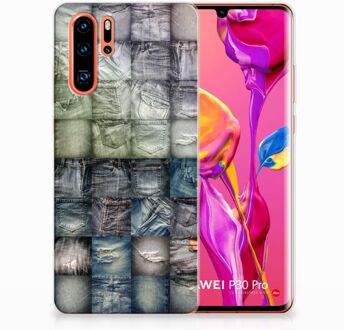 B2Ctelecom Huawei P30 Pro Uniek TPU Hoesje Spijkerbroeken