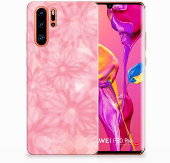 B2Ctelecom Huawei P30 Pro Uniek TPU Hoesje Spring Flowers