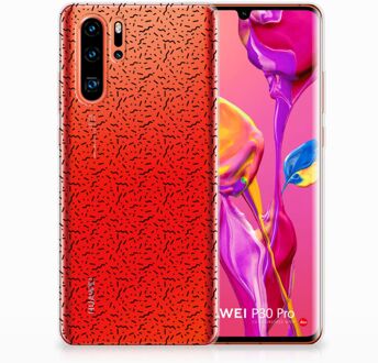 B2Ctelecom Huawei P30 Pro Uniek TPU Hoesje Stripes Dots