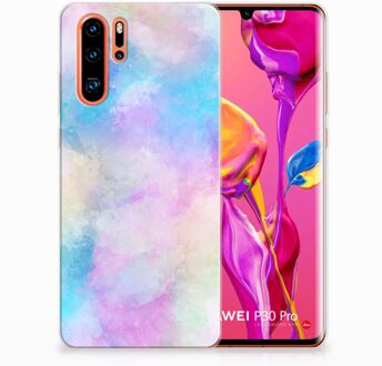 B2Ctelecom Huawei P30 Pro Uniek TPU Hoesje Watercolor Light