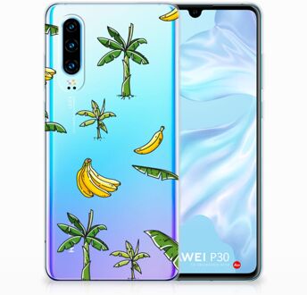 B2Ctelecom Huawei P30 TPU Hoesje Design Banana Tree