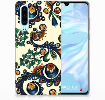 B2Ctelecom Huawei P30 TPU Hoesje Design Barok Flower