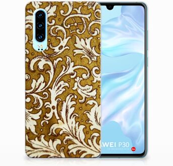 B2Ctelecom Huawei P30 TPU Hoesje Design Barok Goud