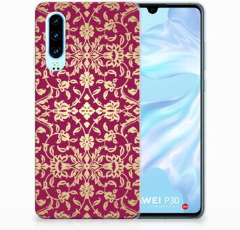 B2Ctelecom Huawei P30 TPU Hoesje Design Barok Pink