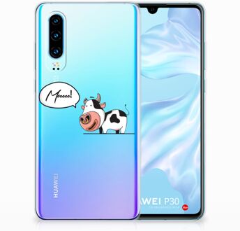 B2Ctelecom Huawei P30 TPU Hoesje Design Cow