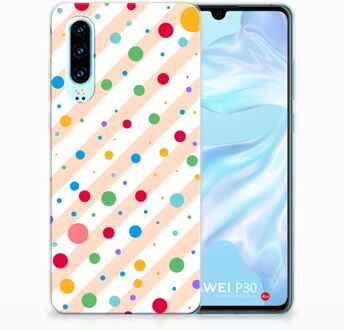 B2Ctelecom Huawei P30 TPU Hoesje Design Dots