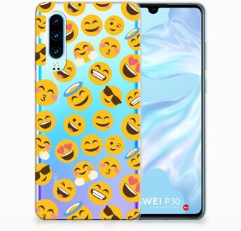 B2Ctelecom Huawei P30 TPU Hoesje Design Emoji