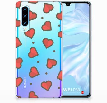 B2Ctelecom Huawei P30 TPU Hoesje Design Hearts