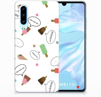 B2Ctelecom Huawei P30 TPU Hoesje Design IJsjes