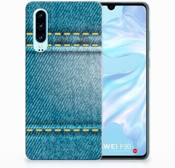 B2Ctelecom Huawei P30 TPU Hoesje Design Jeans