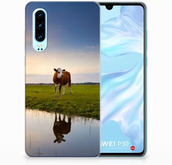 B2Ctelecom Huawei P30 TPU Hoesje Design Koe