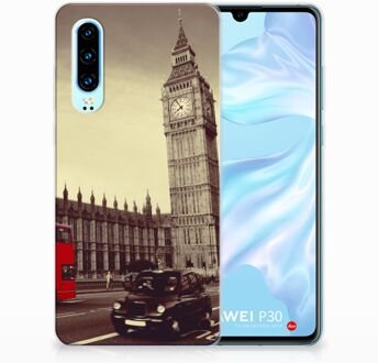 B2Ctelecom Huawei P30 TPU Hoesje Design Londen