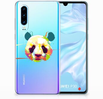 B2Ctelecom Huawei P30 TPU Hoesje Design Panda Color