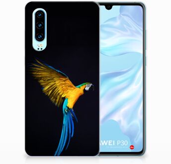 B2Ctelecom Huawei P30 TPU Hoesje Design Papegaai