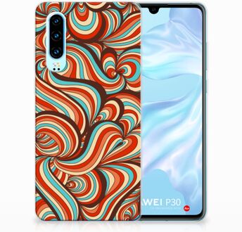 B2Ctelecom Huawei P30 TPU Hoesje Design Retro