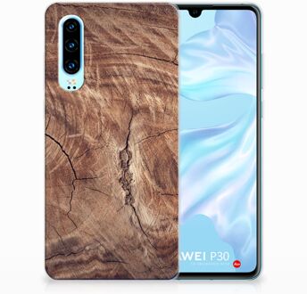 B2Ctelecom Huawei P30 TPU Hoesje Design Tree Trunk