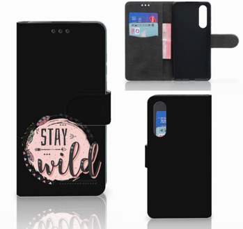 B2Ctelecom Huawei P30 Uniek Boekhoesje Boho Stay Wild