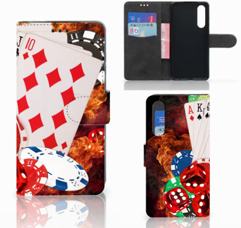 B2Ctelecom Huawei P30 Uniek Boekhoesje Casino