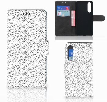 B2Ctelecom Huawei P30 Uniek Boekhoesje Stripes Dots