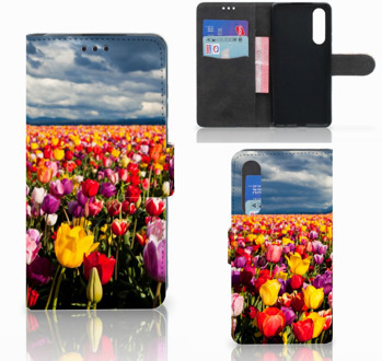 B2Ctelecom Huawei P30 Uniek Boekhoesje Tulpen