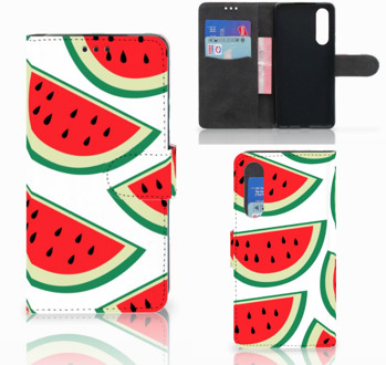 B2Ctelecom Huawei P30 Uniek Boekhoesje Watermelons