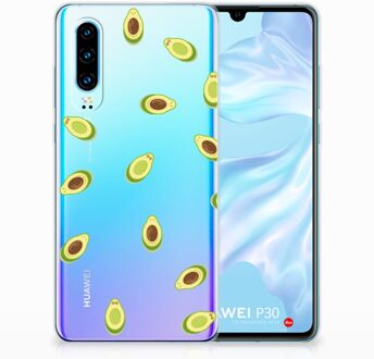 B2Ctelecom Huawei P30 Uniek TPU Hoesje Avocado