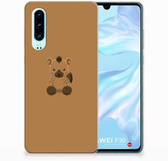 B2Ctelecom Huawei P30 Uniek TPU Hoesje Baby Hyena