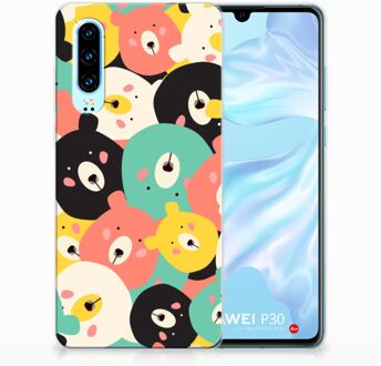 B2Ctelecom Huawei P30 Uniek TPU Hoesje Bears