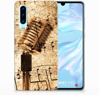 B2Ctelecom Huawei P30 Uniek TPU Hoesje Bladmuziek