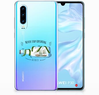 B2Ctelecom Huawei P30 Uniek TPU Hoesje Boho Bottle