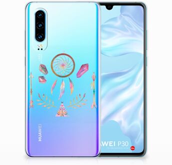 B2Ctelecom Huawei P30 Uniek TPU Hoesje Boho Dreamcatcher