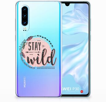 B2Ctelecom Huawei P30 Uniek TPU Hoesje Boho Stay Wild