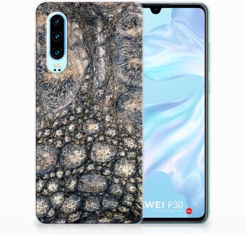 B2Ctelecom Huawei P30 Uniek TPU Hoesje Krokodillenprint