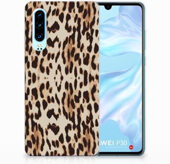 B2Ctelecom Huawei P30 Uniek TPU Hoesje Leopard