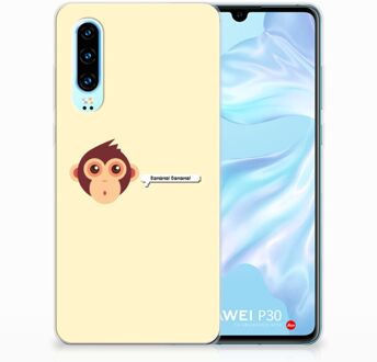 B2Ctelecom Huawei P30 Uniek TPU Hoesje Monkey