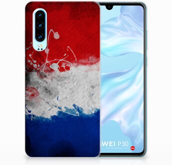 B2Ctelecom Huawei P30 Uniek TPU Hoesje Nederlandse Vlag