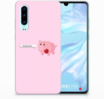 B2Ctelecom Huawei P30 Uniek TPU Hoesje Pig Mud