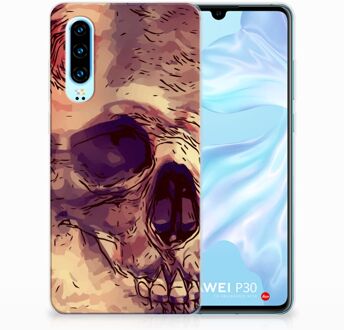 B2Ctelecom Huawei P30 Uniek TPU Hoesje Skullhead