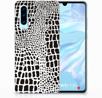 B2Ctelecom Huawei P30 Uniek TPU Hoesje Slangenprint