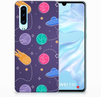 B2Ctelecom Huawei P30 Uniek TPU Hoesje Space