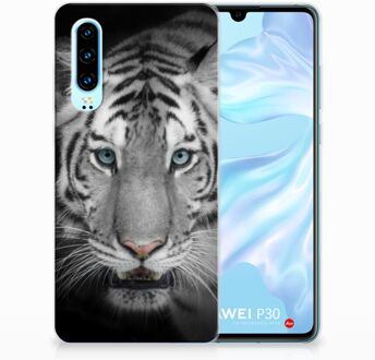 B2Ctelecom Huawei P30 Uniek TPU Hoesje Tijger