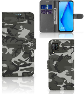 B2Ctelecom Huawei P40 Lite Telefoon Hoesje Cadeau voor hem Army Light