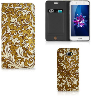 B2Ctelecom Huawei Y5 2 | Y6 Compact Standcase Hoesje Design Barok Goud