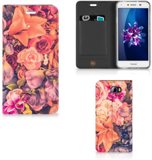 B2Ctelecom Huawei Y5 2 | Y6 Compact Standcase Hoesje Design Bosje Bloemen