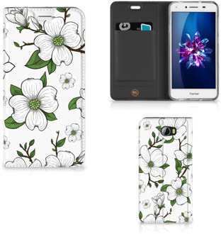 B2Ctelecom Huawei Y5 2 | Y6 Compact Standcase Hoesje Design Dogwood Flowers